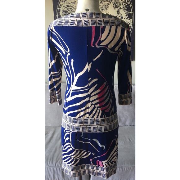 ALEX + ALEX Size 2 Multi Color Artsy Dress Thin Fabric Abstract Mixed Print - Picture 3 of 5